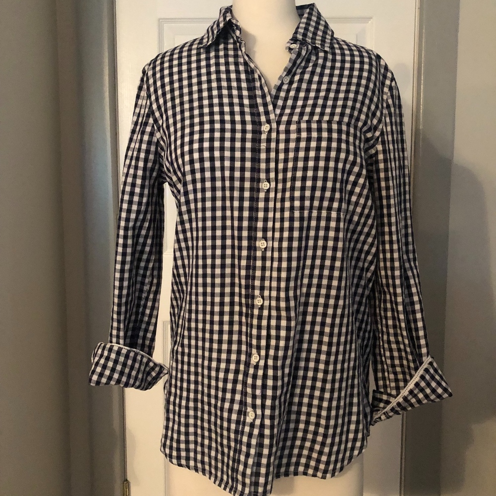 Prince & Fox Checkered Button Down
